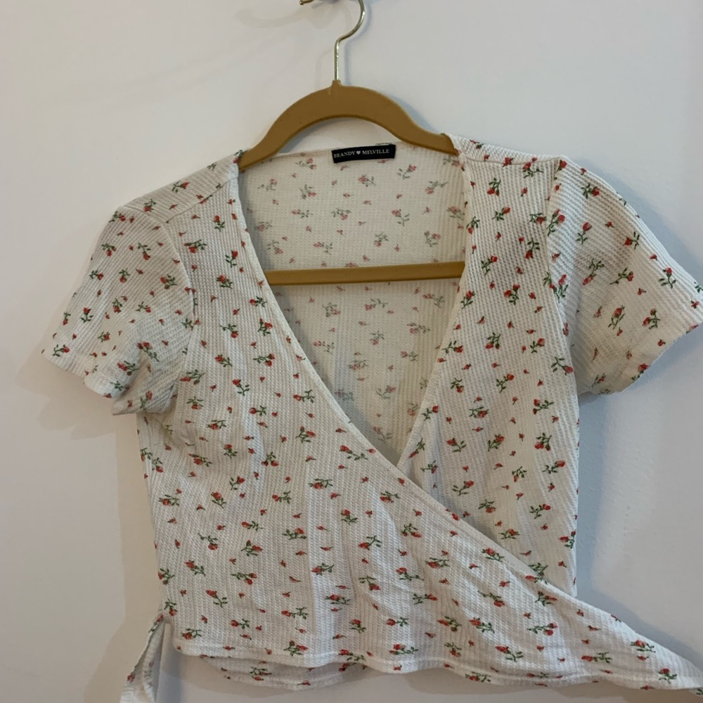Brandy Melville Wrap Top